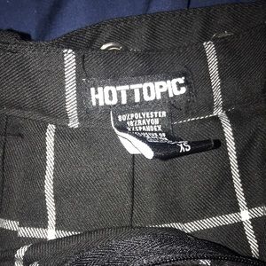 Black and White checkered skirt from Hot Topic